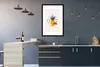 MuchoWow® Gerahmtes Poster Ananas - Obst - Einfach 60x90 cm Produktbild-Vorschau 5