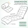 (vert foncé) Coussin pour chaise longue 180x50x10cm, Voir les images du produit 8