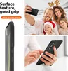A collage of images showing a phone case, a family taking a selfie, and hands holding a phone with a case. Produktbild-Vorschau