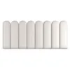 A row of identical, rounded rectangular upholstered panels. Anteprima dell’immagine prodotto