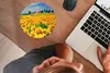 MuchoWow® Mauspad Mousepad Ölfarbe - Gemälde - Blumen - Produktbild-Vorschau 3