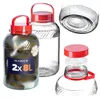 KADAX Jar Glasbehälter 8L mit Deckel und Griff zum Einlegen Produktbild-Vorschau 1