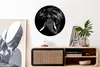 MuchoWow® Rundes Wandbild - Runde Bilder Elefant - Tiere - Produktbild-Vorschau 2