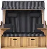 Strandkorb Ostsee 2,5-Sitzer 150cm breit in Beige Grau Weiß Produktbild-Vorschau 2
