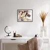 Gerahmtes Poster - Schwarzer Rahmen - Frau Modell - 50x40 Produktbild-Vorschau 6
