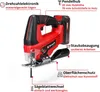 Einhell TC-JS 18/70 Li, Horní rukojeť, Černá, Červená, 45°, Náhled obrázku produktu 4