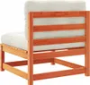 vidaXL 5-tlg. Garten-Sofagarnitur mit Kissen Wachsbraun Produktbild-Vorschau 5