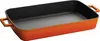 LAVA METAL Żeliwna brytfanna 26x40 cm - czerwona Podgląd zdjęcia produktu 1