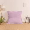 Pouf in velluto a coste BANANAIR 180 x 140 cm viola chiaro Anteprima dell’immagine prodotto 9