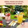 bremermann 6 pailles en verre, longueur 20 cm, Voir les images du produit 2