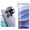 A product shot showcasing a phone screen protector and camera lens protector set for a Xiaomi Redmi Note 14 Pro 5G. Produktbild-Vorschau