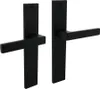 Langschildgarnitur Intersteel Hera Blind schwarz matt Produktbild-Vorschau 1
