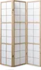 Homestyle4u Paravent Raumteiler 3 teilig Holz Natur Produktbild-Vorschau 9
