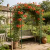 Relaxdays Rosenpavillon Metall, HBT: 275x211x211 cm, Produktbild-Vorschau 3