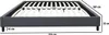 Sommier "Andy" - 160 x 200 cm - PVC - Gris anthracite Voir les images du produit 3