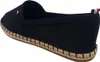 Tommy Hilfiger Basic Espandrills Leinenschuh Schwarz Produktbild-Vorschau 8