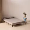 sweeek - 2-Sitzer-Sofa mit Stoffbezug, Holzfüße - Beige Produktbild-Vorschau 6