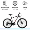 Zündapp FX27 Mountainbike schwarz/rot Produktbild-Vorschau 4
