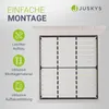 Juskys Polsterbett Florenz 180 x 200 cm, Bouclé, Bubble Produktbild-Vorschau 7