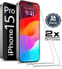 2X Für iPhone 15 Pro ( 6.1" ) - Panzerglas Glasfolie Produktbild-Vorschau 1