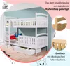 KEF AGATHE Etagenbett Kinder Holz Kinderbett für Zwei Produktbild-Vorschau 2