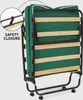 Klappbett mit Radmatratze und Lamellen 80x180 Ares - Dunkel Produktbild-Vorschau 10