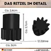 2x Zahnrad Ritzel passend für Kärcher S6 Twin Kehrmaschine Produktbild-Vorschau 4