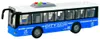 Batérie Autobus Svetlá Zvuky Zvuky Trecí pohon Modrá 1:16 Náhľad obrázku produktu 2