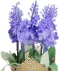 Fiori artificiali di violette in vaso 17cm colorati, 1 Anteprima dell’immagine prodotto 11