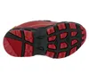 The sole of a red and black shoe is shown against a white background. Produktbild-Vorschau