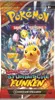 A Pokemon trading card game booster pack with Pikachu on the front. Produktbild-Vorschau