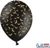 Luftballons Fledermäuse 30cm schwarz gold 6er Set Produktbild-Vorschau 7