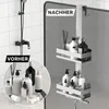 Duschablage zum Hängen, Duschregal aus Edelstahl SUS304 Produktbild-Vorschau 2