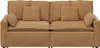 Sofa modułowa z poduszkami, beżowa Podgląd zdjęcia produktu 4