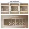 S'AFIELINA LED Badspiegel 80 x 60 cm Wandspiegel mit Produktbild-Vorschau 4