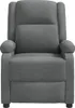 vidaXL Massagesessel Dunkelgrau Stoff Produktbild-Vorschau 3
