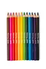 Colorino driehoekige pastelkrijtjes - 12 kleuren / jumbo Productafbeelding-voorbeeld 3