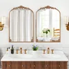 COSTWAY Barok Spiegel, goud, 61 x 90 cm, wandspiegel met Productafbeelding-voorbeeld 7