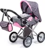 Carrozzina City Star, grigia con pois rosa - Carrozzina Anteprima dell’immagine prodotto 1