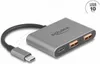 DELOCK 3 Port USB Hub 10 Gbps mit USB Type-C zu 1 x USB Produktbild-Vorschau 2