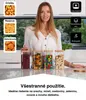 Sada 4ks - Deco Haus Sklenený nádoby na opakované použitie Náhľad obrázku produktu 7