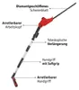 WALTER Li-Ion Akku-Heckenschere 12V - Teleskop-Verlängerung Produktbild-Vorschau 2