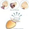 2 Paar BH-Einlagen Damen Push-up Pads Beige Schaumstoff Produktbild-Vorschau 4