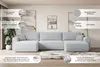 ALTDECOR Wohnlandschaft mit Schlaffunktion und Bettkasten Produktbild-Vorschau 6