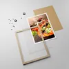 Gerahmtes Poster - Rahmen in heller Eiche - Pizza Essen Produktbild-Vorschau 4