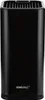 A black knife block with a metallic top. Voir les images du produit