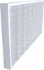 Vitrine de collection 80 compartiments en bois MDF blanc – Voir les images du produit 2