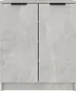 A front view of a two-door cabinet with a concrete-like finish. Náhľad obrázku produktu