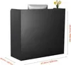 SucceBuy 47,24" Empfangstresen, rechteckiger schwarzer Produktbild-Vorschau 7