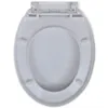 vidaXL Toilettensitz mit Absenkautomatik Weiß Oval -  Produktbild-Vorschau 11